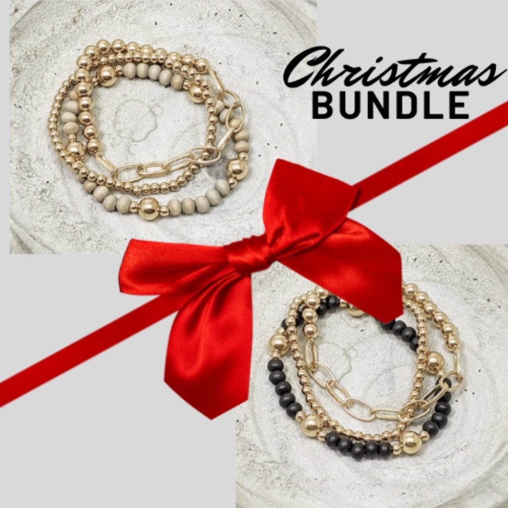 THE LUXE HAVEN Christmas Bracelet Bundle